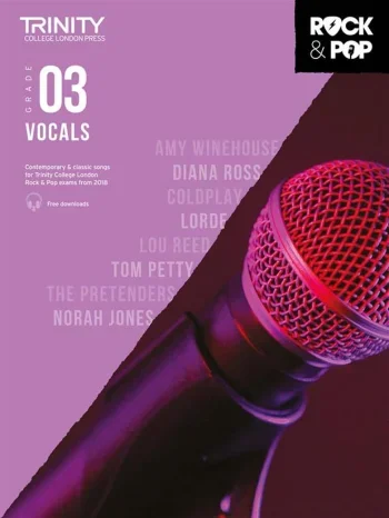 Trinity Rock & Pop 2018 Vocals Grade 3 Book & Download