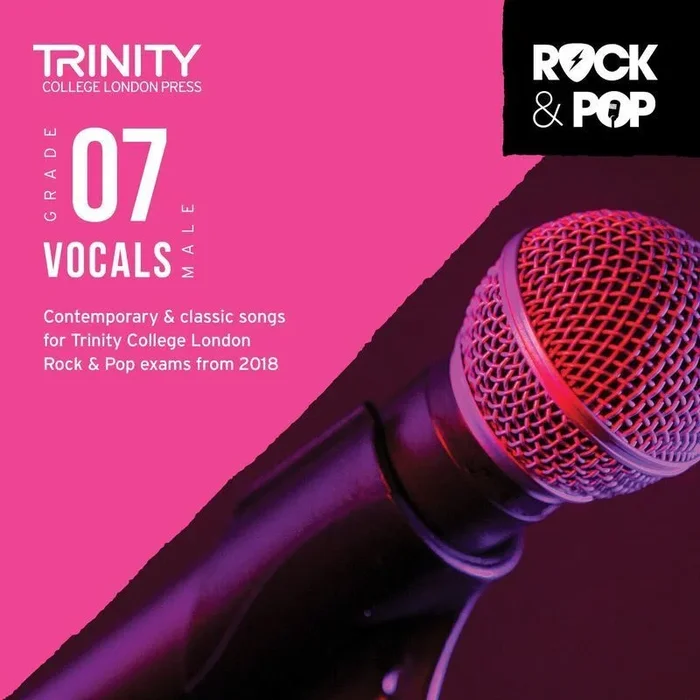 Trinity Rock and Pop Male Vocals Gr 7 CD 2018 (CD Only)