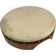 Tuneable Bodhran with Tipper Natural Skin (16″)