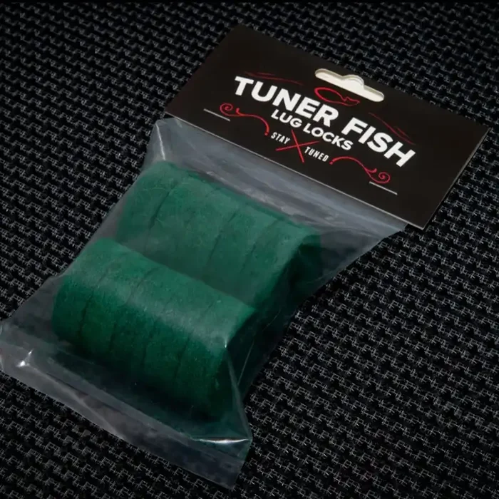 Tuner Fish Lug Locks Cymbal Felts 10pk, Green