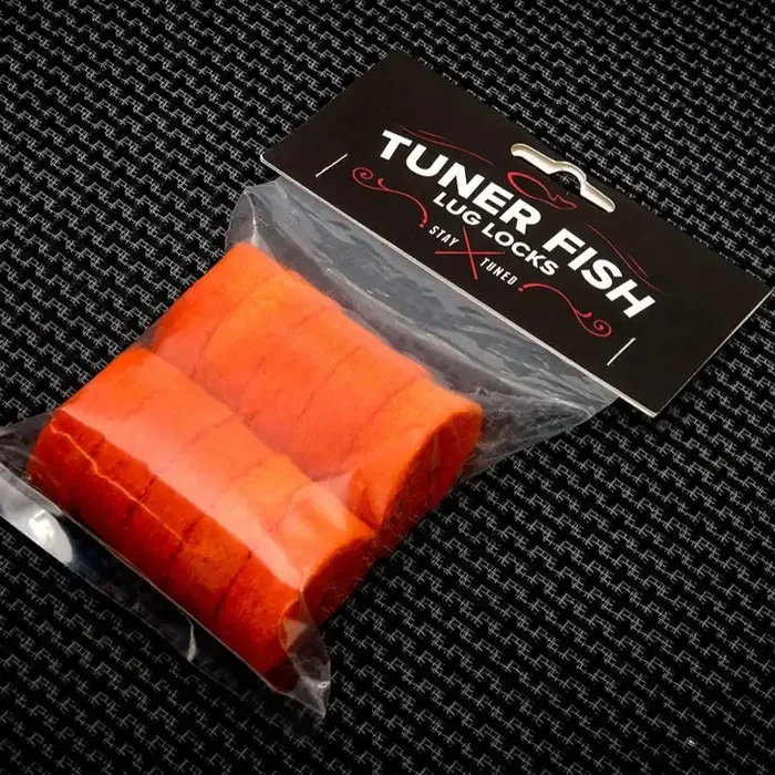 Tuner Fish Lug Locks Cymbal Felts 10pk, Orange