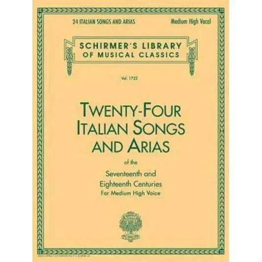 Twenty Four Italian Songs and Arias