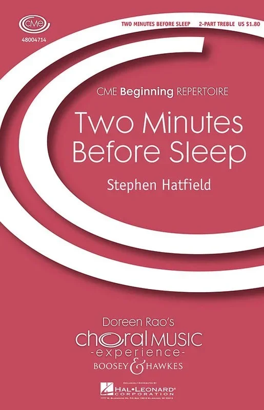 Two Minutes Before Sleep 2Pt/Unison Book