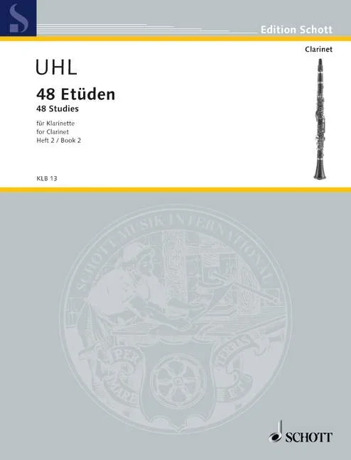 Uhl: 48 Studies for Clarinet – Volume 2 (Nos. 25-48)