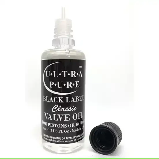 Ultra Pure Black Label Classic Valve Oil – 50ml