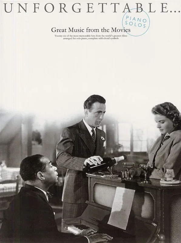 Unforgettable Great Music Movies Piano Solo (Softcover Book)