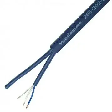 Van Damme Stereo Blue Series Studio Grade Cable (per metre)