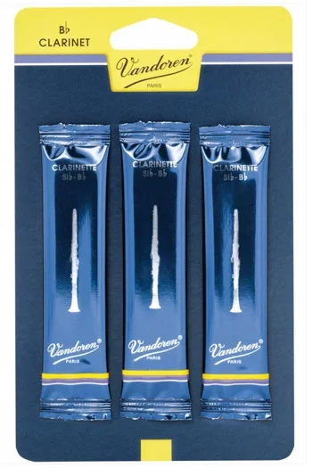 Vandoren Traditional Bb Clarinet Reeds (3 Pack)