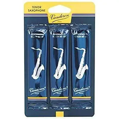 Vandoren Traditional Reeds – Tenor Saxophone (3-Pack)