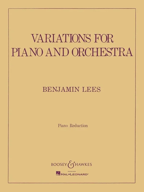 Variations For Piano Orc Book