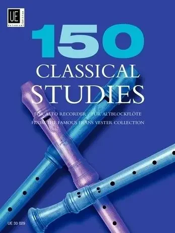 Various 150 Classical Studies for Alto Recorder