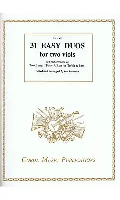Various 31 Easy Duos for 2 Viols