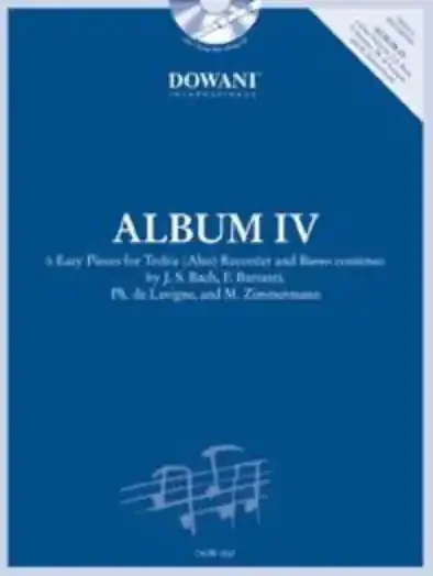 Various Album IV – 6 Easy Pieces for Alto Recorder and Continuo (with CD)