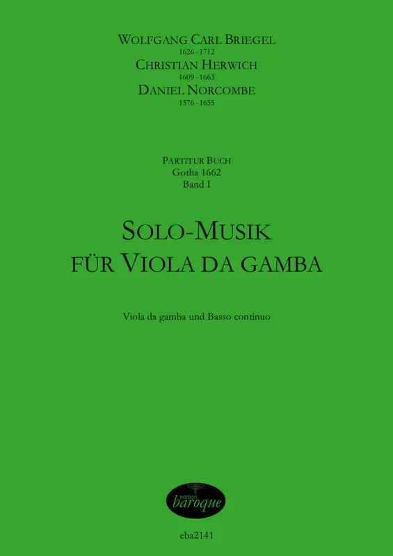 Various Solo Music for Viola da Gamba and Basso Continuo