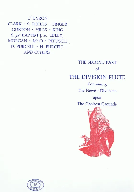 Various The Second Part of The Division Flute