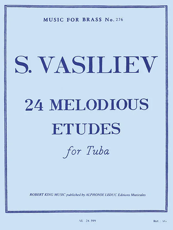Vasiliev: 24 Melodious Etudes
