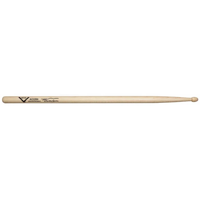 Vater Cymbal Acorn Wood Tip Drumsticks, 5A Size, Sugar Maple