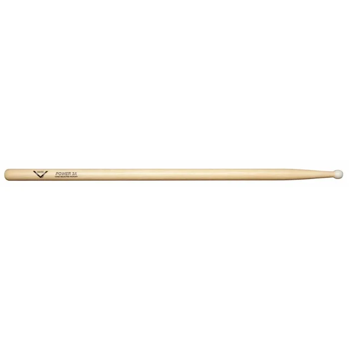Vater Power 3A Nylon Tip Drumsticks – Longer Version for Extended Reach