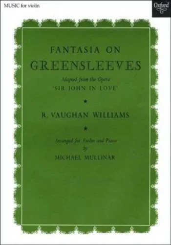 Vaughan Williams : Greensleeves for two-part upper voices and piano