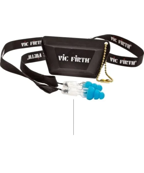 Vic Firth High Fidelity Earplugs with Neck Cord & Carry Case VF-EPR Ear Plugs