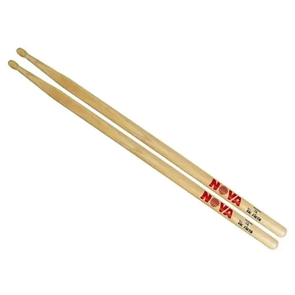 Vic Firth Nova Hickory 2B Sticks – Wood Tip