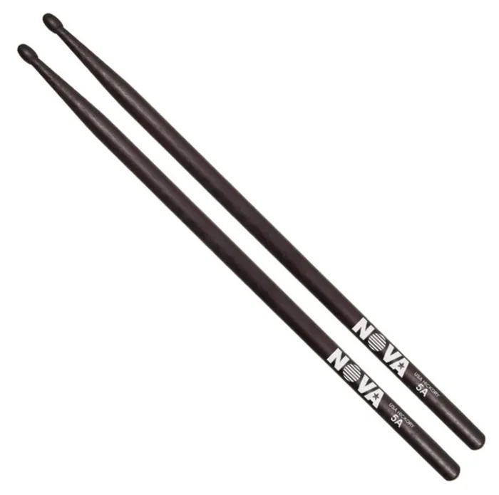 Vic Firth Nova Hickory Black 5A Sticks – Wood Tip