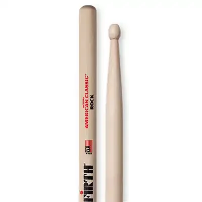 Vic Firth ROCK Wooden Tip Drumsticks – Hickory
