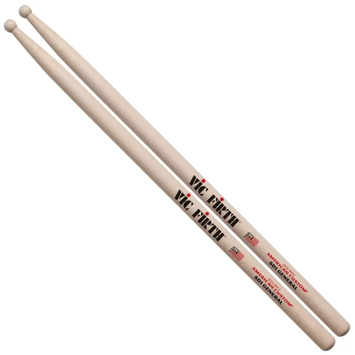 Vic Firth SD1 Drumsticks American Custom, Wood Tip