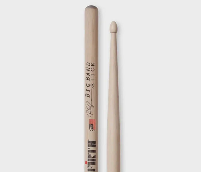 Vic Firth (SPE3) Peter Erskine BIG BAND Signature Wooden Tip Drumsticks – Hickory