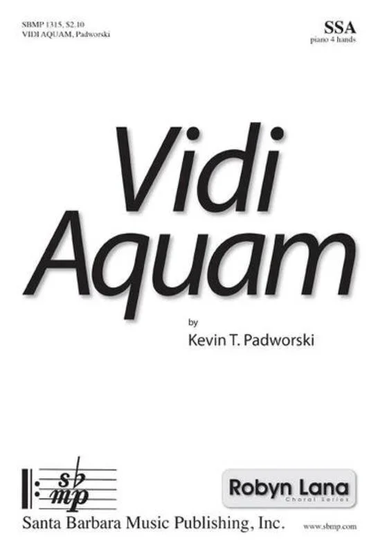 Vidi Aquam SSA (Softcover Book)