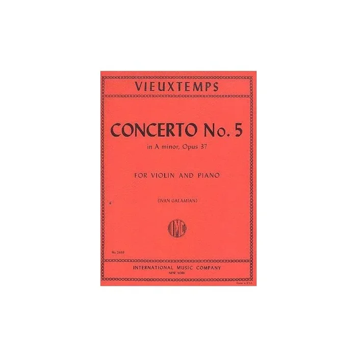 Vieuxtemps, Henri – Violin Concerto No.5 A minor op.37