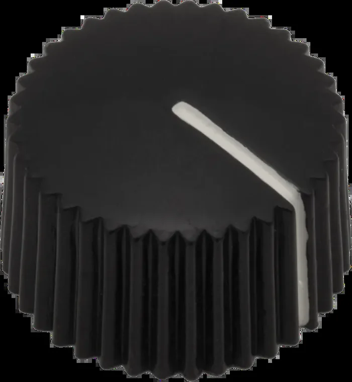 Vintage Radio Amplifier Knob (Black)