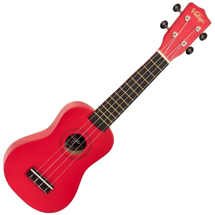 Vintage Soprano Ukulele – Satin Red
