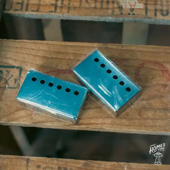 Vintage Spaced Humbucker Cover 49.2mm pole piece spacing Chrome