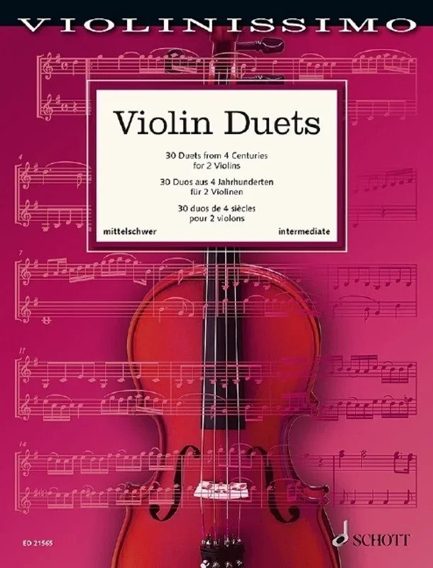 Violin Duets Violinissimo 30 Duets From 4 Centuries (Softcover Book)