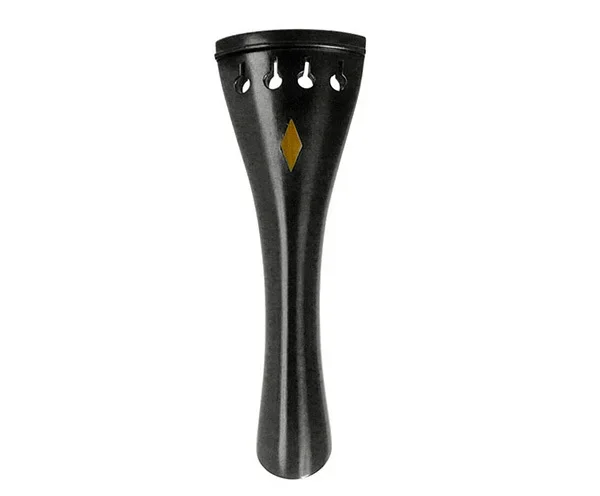 Violin Tailpiece-Ebony w/Gold Diamond