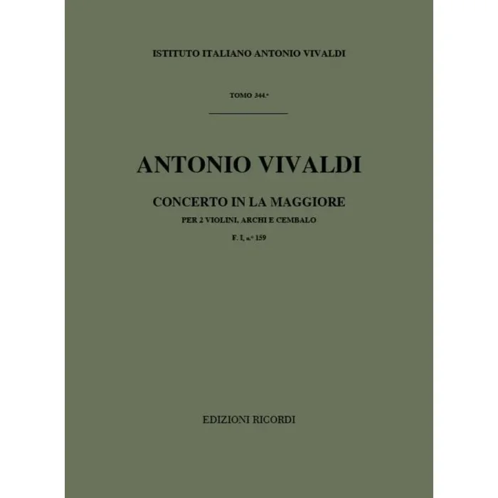 Vivaldi, Antonio – Concerto in La Maggiore (A Major)