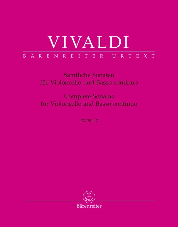 Vivaldi: Complete Cello Sonatas, RV 39-47