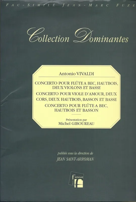 Vivaldi Concertos RV 87, RV97, RV 103