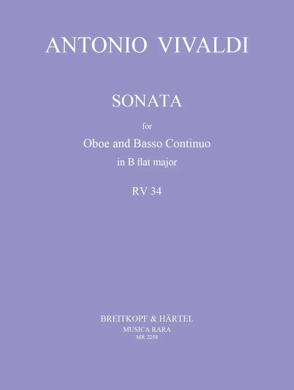 Vivaldi: Oboe Sonata in B-flat Major, RV 34