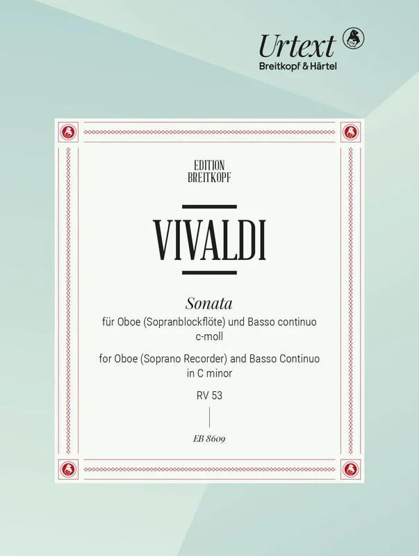 Vivaldi: Oboe Sonata in C Minor, RV 53