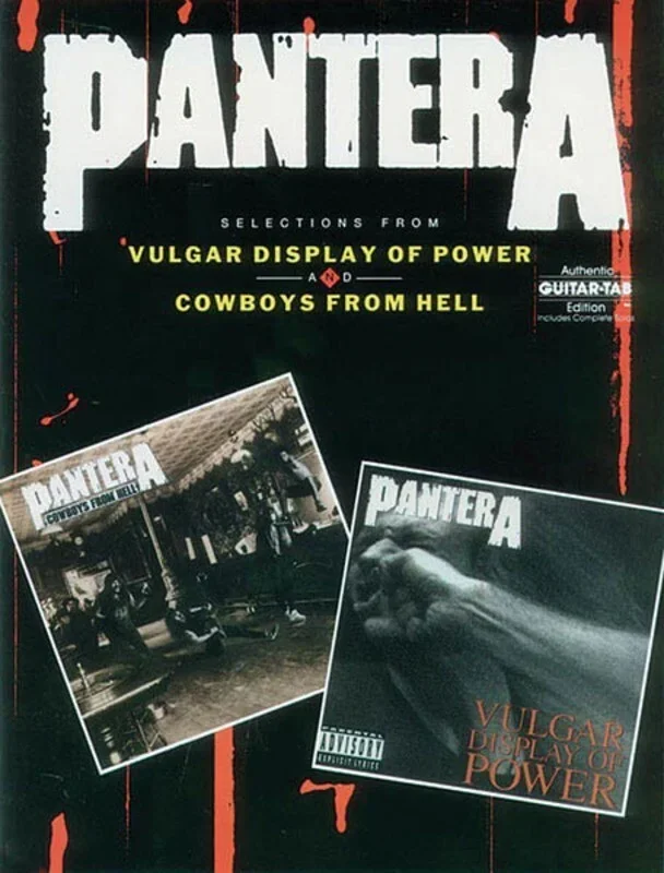 Vulgar Display Of Power / Cowboys From Hell Guitar (Softcover Book)