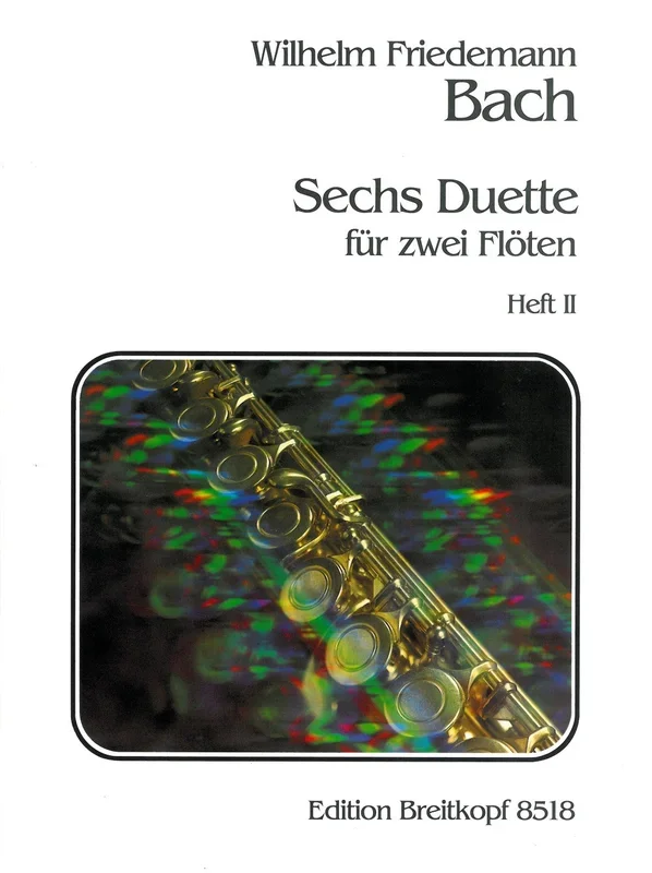 W. F. Bach: 6 Duets for Two Flutes – Volume 2 (Nos. 4-6)