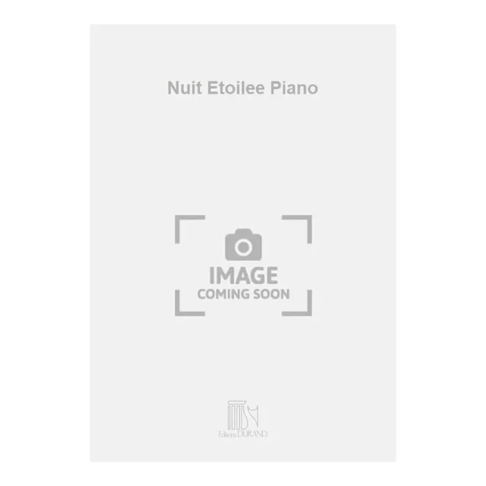 Waldteufel, Emile – Nuit Etoilee Piano