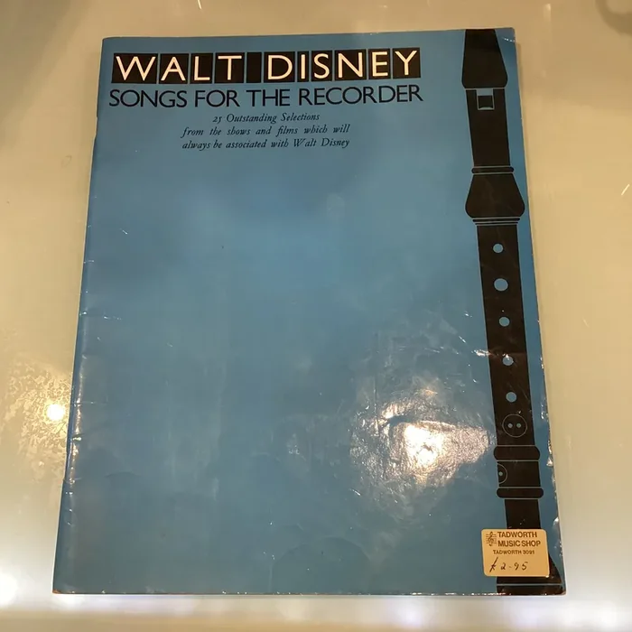 Walt Disney Songs for the Recorder