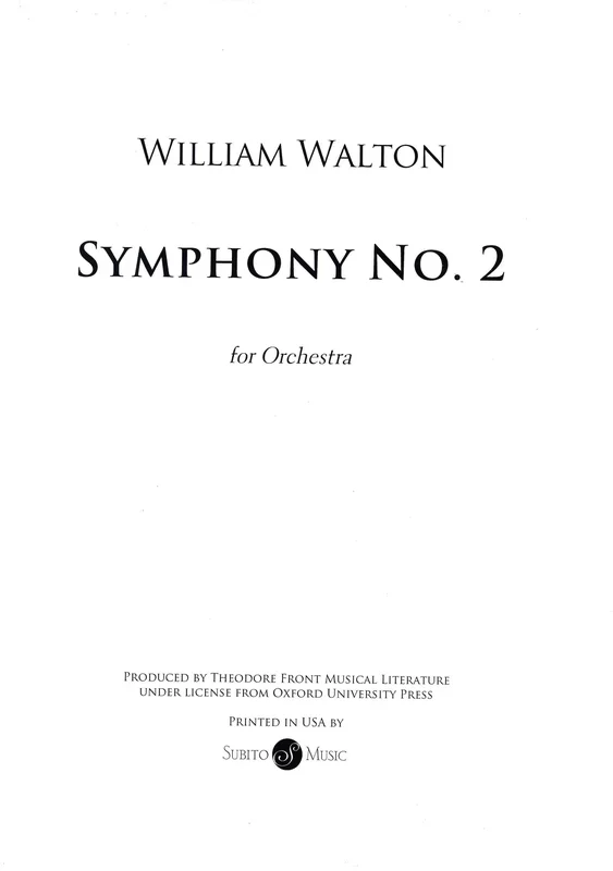Walton: Symphony No. 2