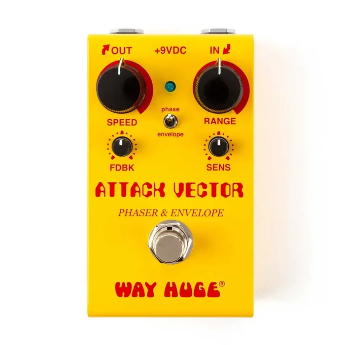 Way Huge WM92 Smalls Attack Vector Phaser & Envelope Guitar Effects Pedal