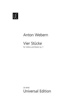 Webern : Vier Stucke OP 7: Violin & Piano (Universal)