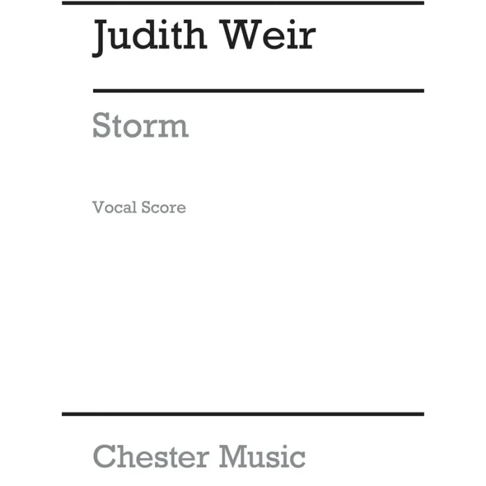 Weir, Judith – Storm