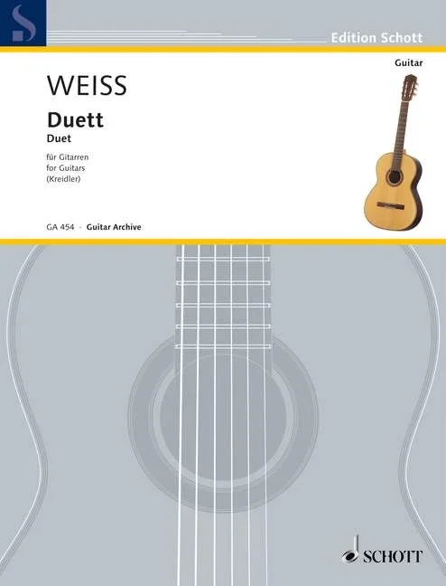 Weiss, Silvius Leopold : Weiss, Silvius Leopold : Duet, – 2 guitars – Schott Digital